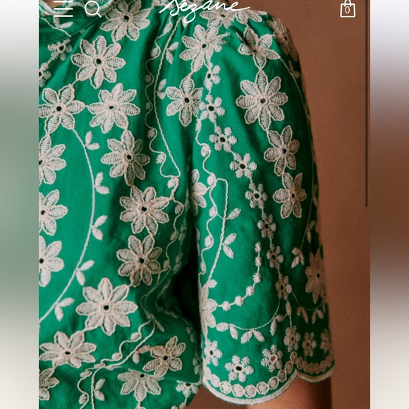 Sézane dahlia shirt - Picture 8 of 8